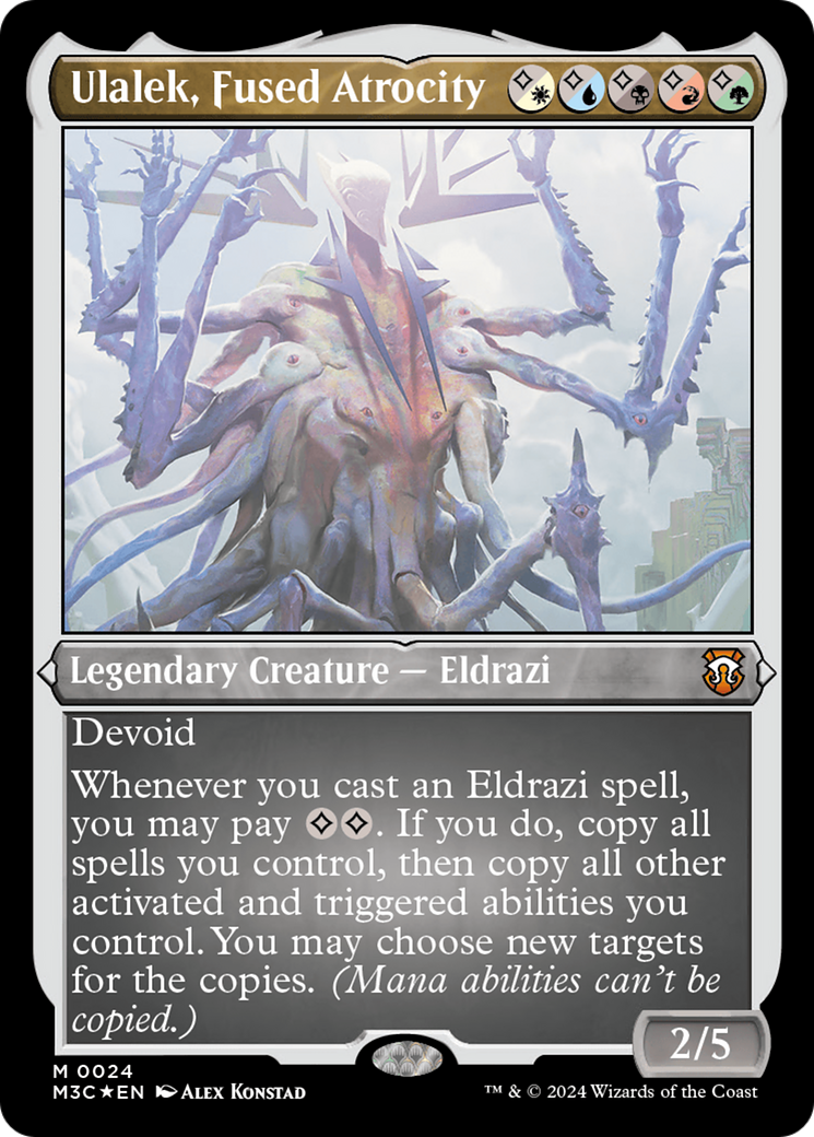 Ulalek, Fused Atrocity (M3C-024) [Modern Horizons 3 Commander] Etched Foil MTG Single Wizards of the Coast
