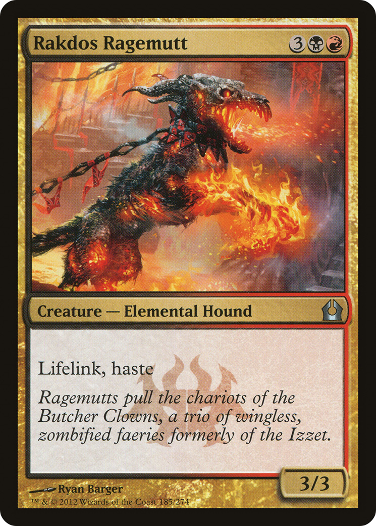 Rakdos Ragemutt (RTR-185) [Return to Ravnica] MTG Single Wizards of the Coast