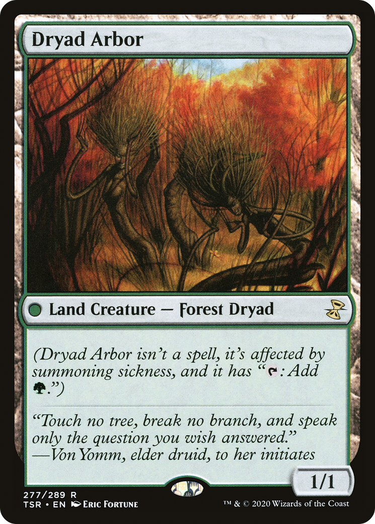Dryad Arbor (TSR-277) [Time Spiral Remastered] Foil MTG Single Wizards of the Coast