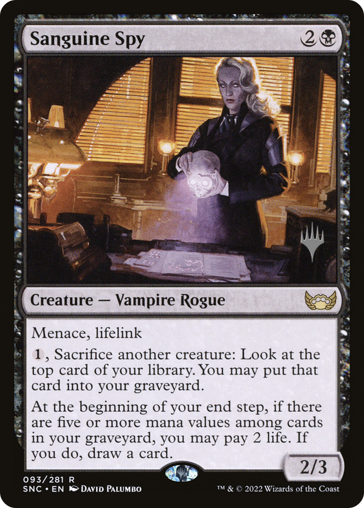 Sanguine Spy (PPSNC-93P) [Streets of New Capenna Promos] Foil MTG Single Wizards of the Coast
