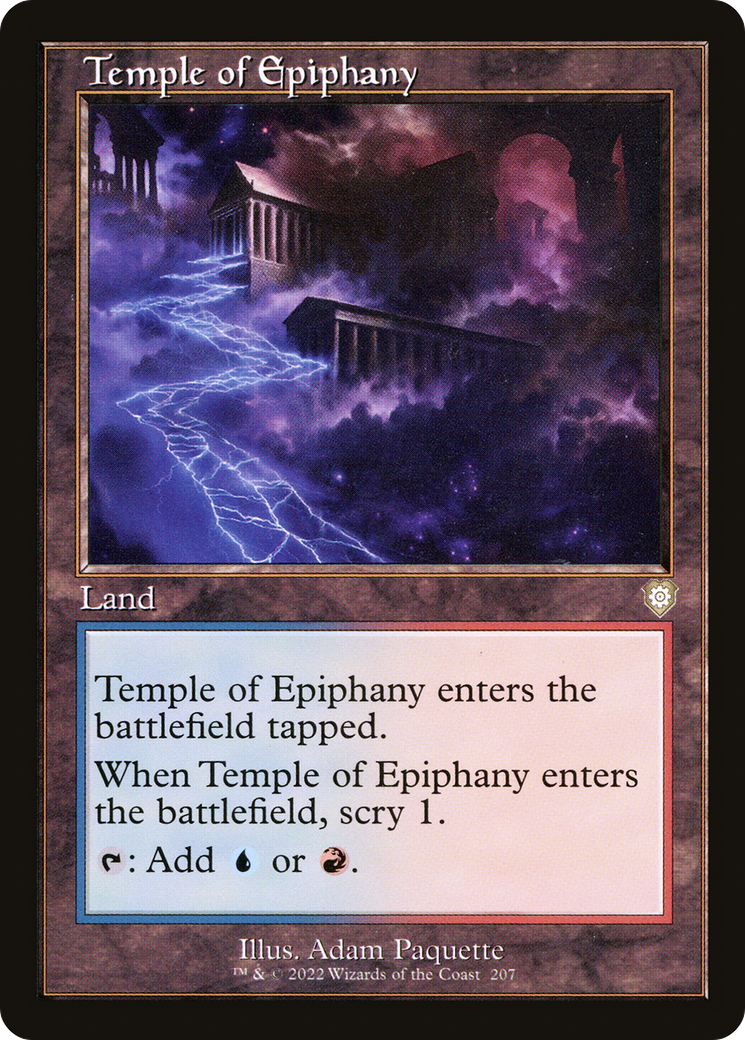 Temple of Epiphany (BRC-207) [The Brothers' War Commander] MTG Single Wizards of the Coast