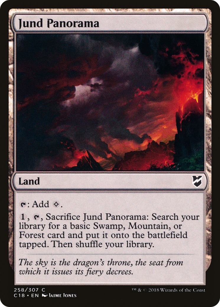 Jund Panorama (C18-258) [Commander 2018] MTG Single Wizards of the Coast