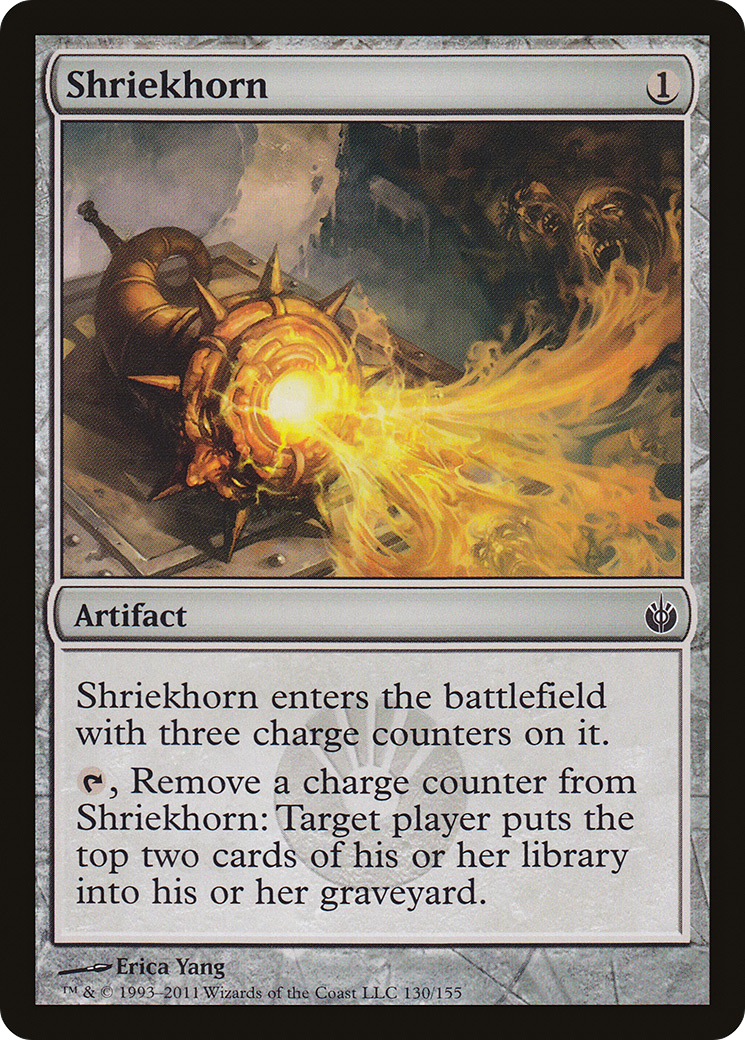 Shriekhorn (MBS-130) [Mirrodin Besieged] MTG Single Wizards of the Coast