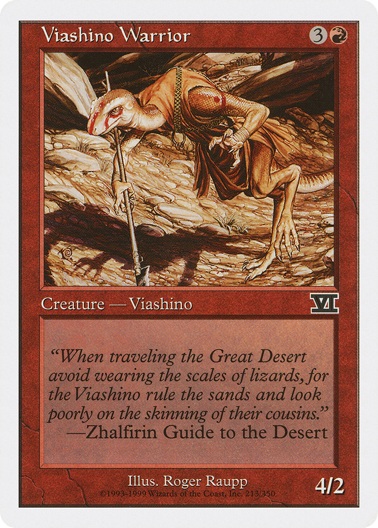 Viashino Warrior (6ED-213) [Classic Sixth Edition] MTG Single Wizards of the Coast