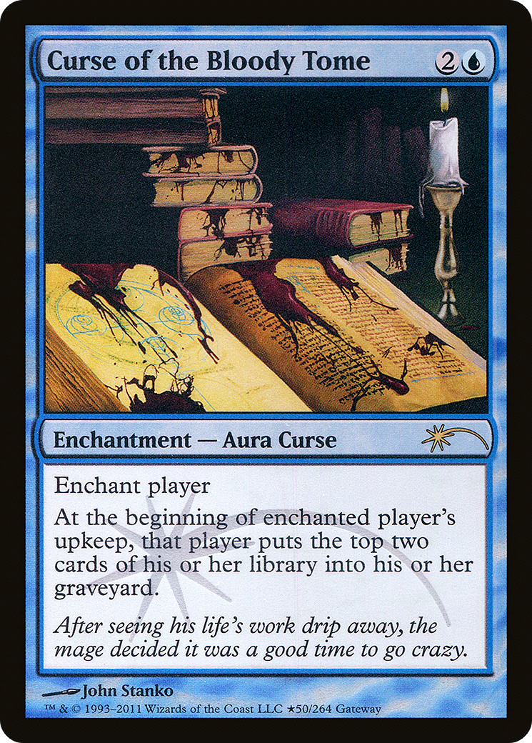 Curse of the Bloody Tome (WPN-080) [Misc] Wizards Play Network 2011 Foil MTG Single Wizards of the Coast