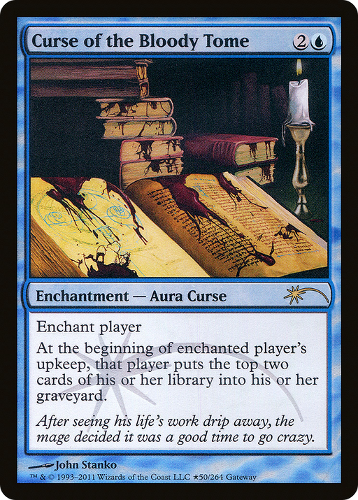 Curse of the Bloody Tome (WPN-080) [Misc] Wizards Play Network 2011 Foil MTG Single Wizards of the Coast