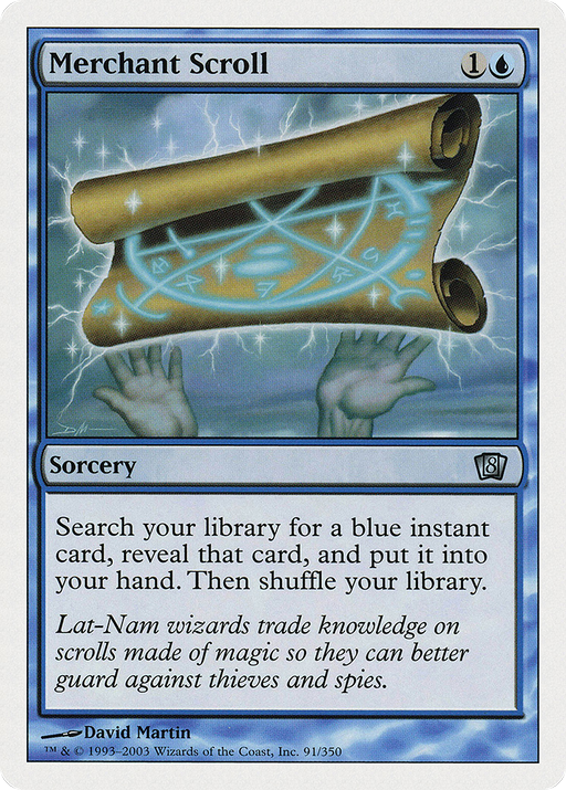 Merchant Scroll (8ED-091) [8th Edition] MTG Single Wizards of the Coast