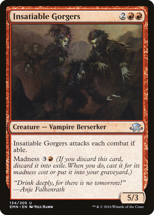 Insatiable Gorgers (EMN-134) [Eldritch Moon] MTG Single Wizards of the Coast