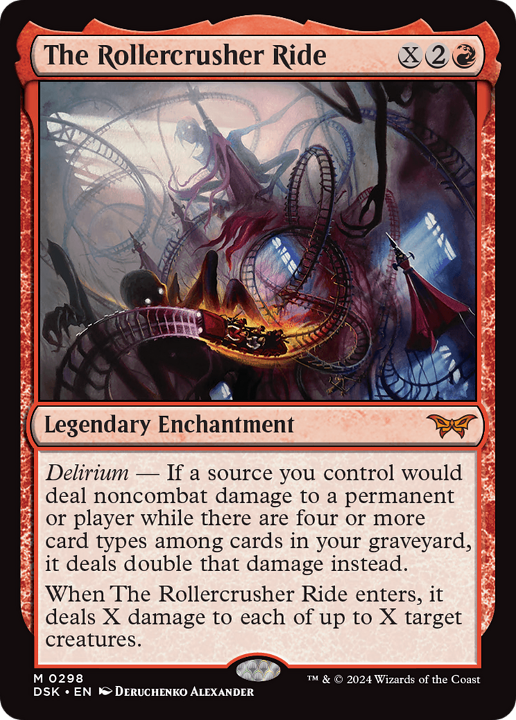 The Rollercrusher Ride (0298) (DSK-298) [Duskmourn: House of Horror] MTG Single Wizards of the Coast