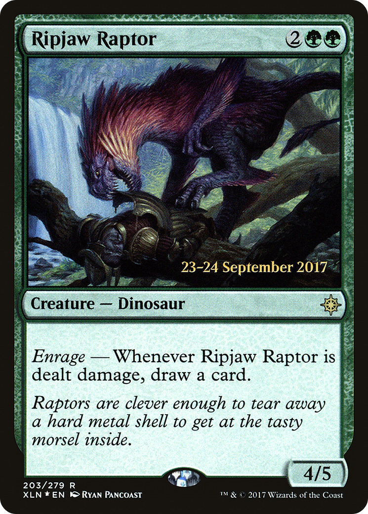 Ripjaw Raptor [Ixalan Prerelease Promos] MTG Single Magic: The Gathering