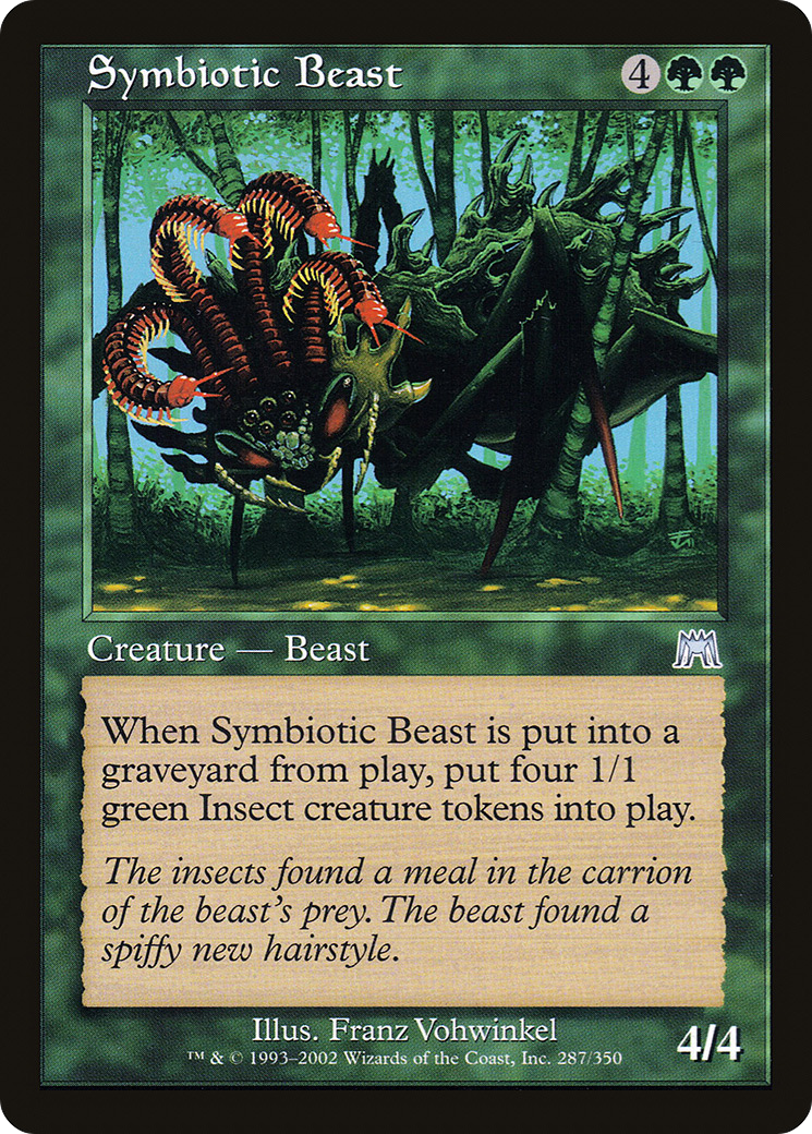 Symbiotic Beast (ONS-287) [Onslaught] Foil MTG Single Wizards of the Coast