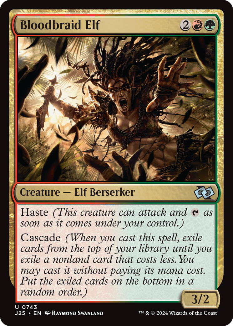 Bloodbraid Elf (J25-743) [Foundations Jumpstart] MTG Single Wizards of the Coast