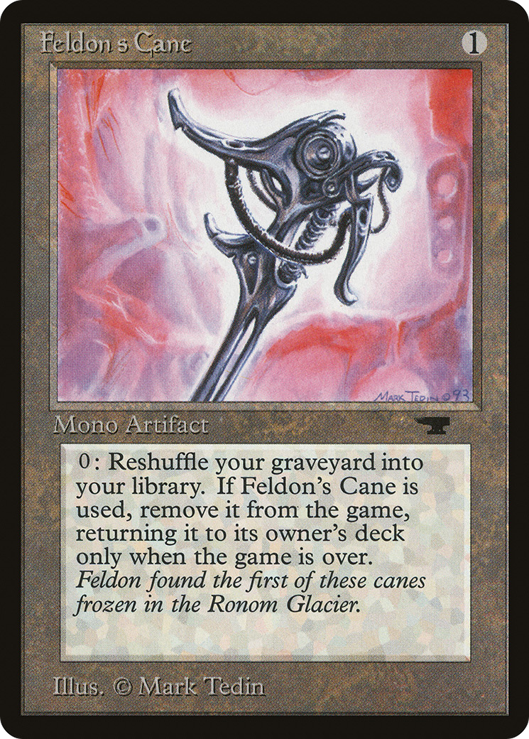 Feldon's Cane (ATQ-) [Oldschool] Antiquities MTG Single Wizards of the Coast
