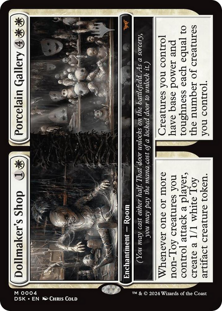 Dollmaker's Shop // Porcelain Gallery (PPDSK-004) [Duskmourn: House of Horror Promos] MTG Single Wizards of the Coast