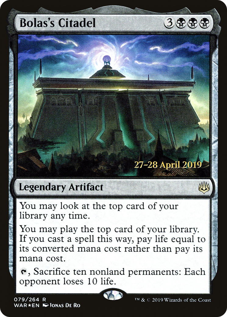 Bolas's Citadel (PRE-079) [War of the Spark Promos] Foil MTG Single Wizards of the Coast