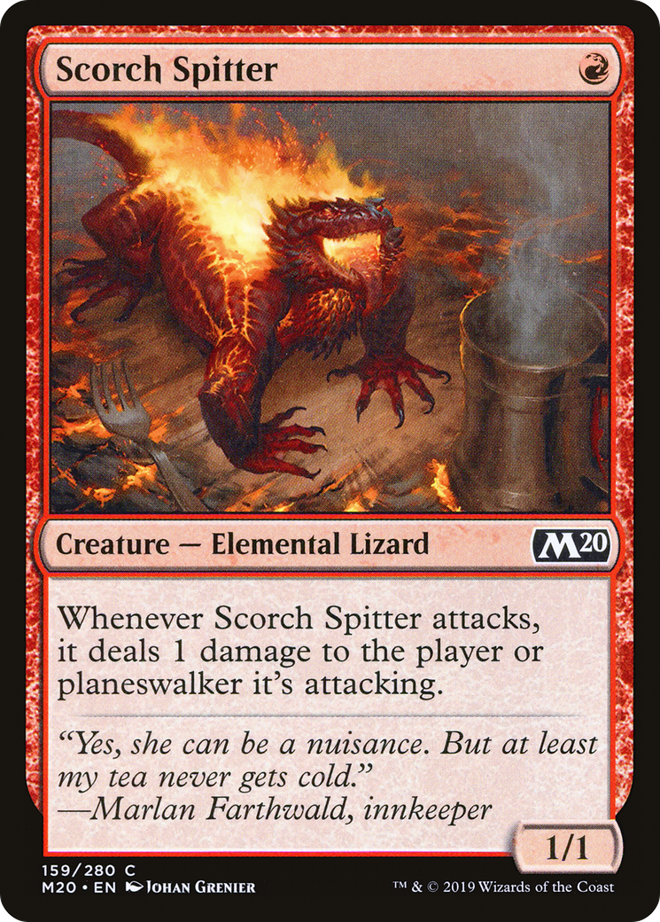 Scorch Spitter (M20-159) [Core Set 2020] Foil MTG Single Wizards of the Coast