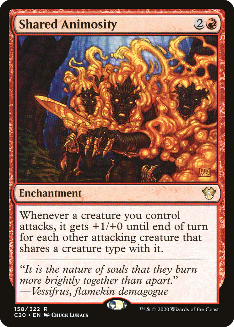 Shared Animosity (C20-158) [Commander 2020] MTG Single Wizards of the Coast