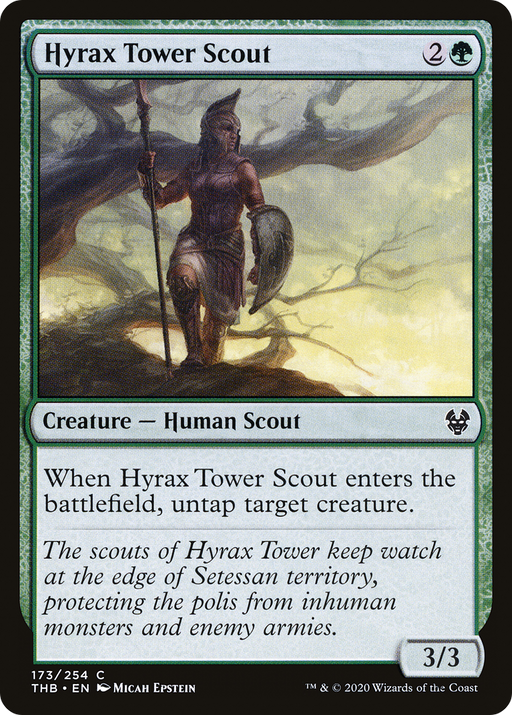 Hyrax Tower Scout (THB-173) [Theros Beyond Death] Foil MTG Single Wizards of the Coast