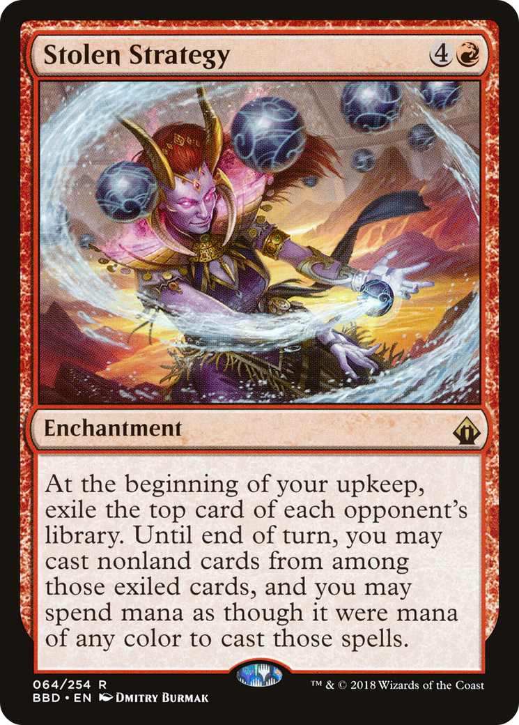 Stolen Strategy (BBD-064) [Battlebond] Foil MTG Single Wizards of the Coast