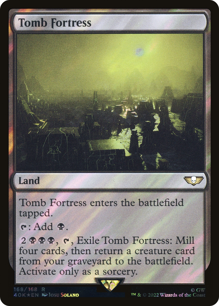 Tomb Fortress (40K-168★) [Warhammer 40,000 Commander] Foil MTG Single Wizards of the Coast