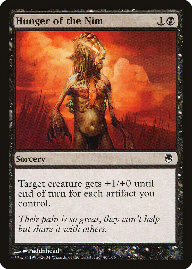 Hunger of the Nim (DST-046) [Darksteel] MTG Single Wizards of the Coast