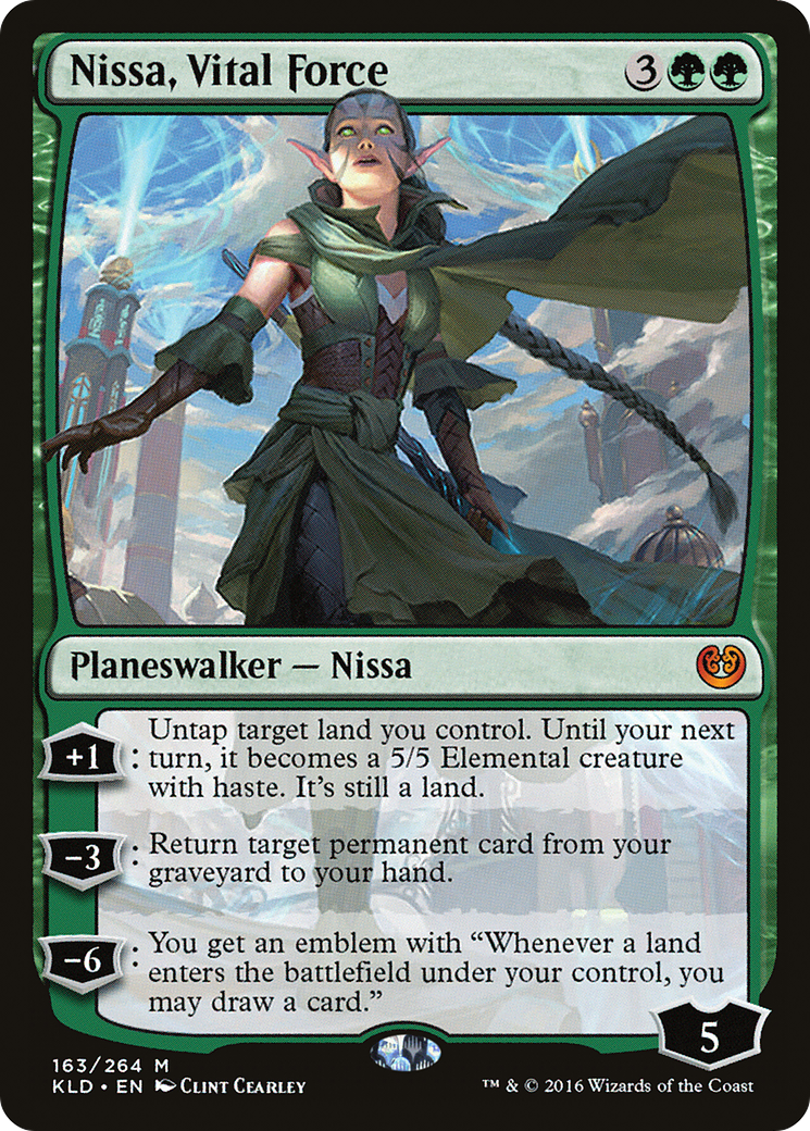 Nissa, Vital Force (KLD-163) [Kaladesh] MTG Single Wizards of the Coast