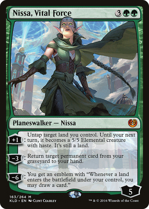 Nissa, Vital Force (KLD-163) [Kaladesh] MTG Single Wizards of the Coast