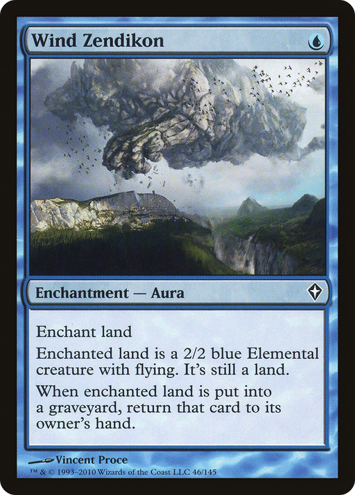 Wind Zendikon (WWK-046) [Worldwake] MTG Single Wizards of the Coast