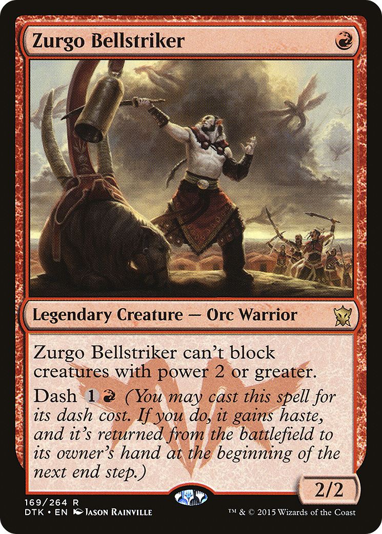 Zurgo Bellstriker [Dragons of Tarkir] MTG Single Magic: The Gathering