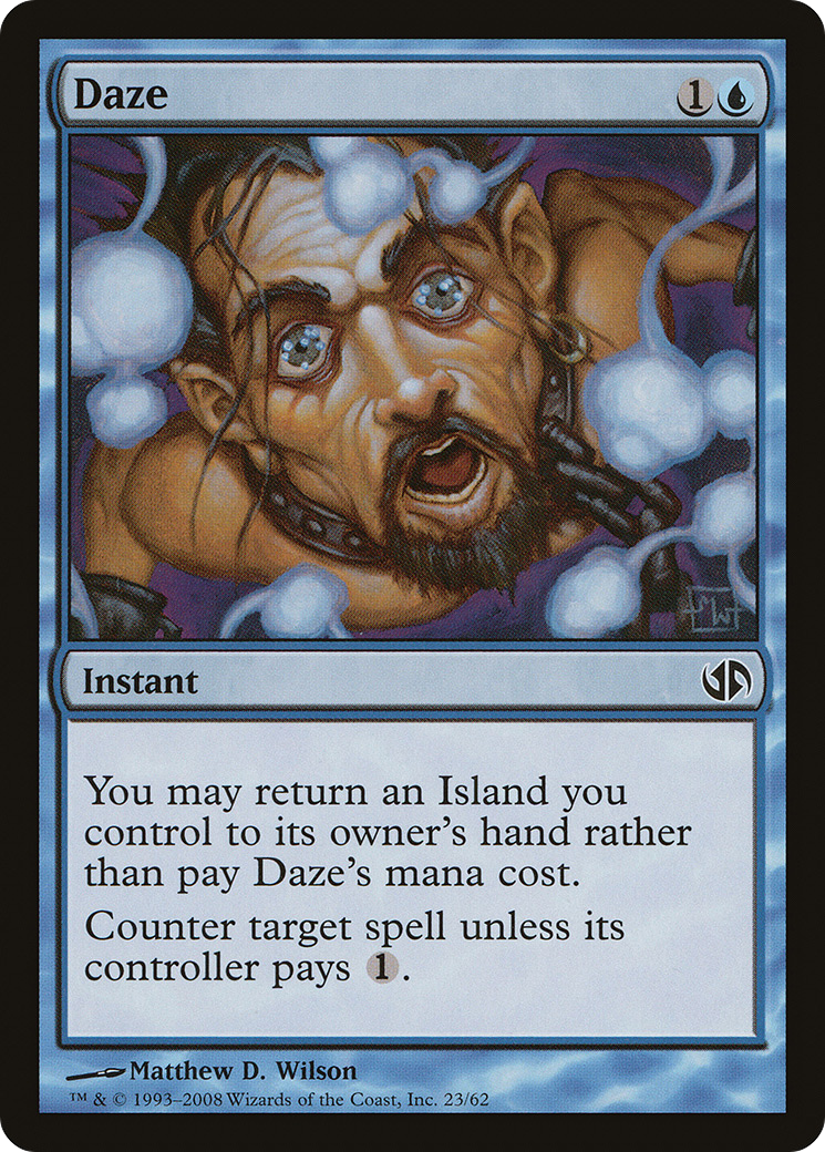 Daze (DD2-023) [Misc] Duel Decks: Jace vs. Chandra MTG Single Wizards of the Coast