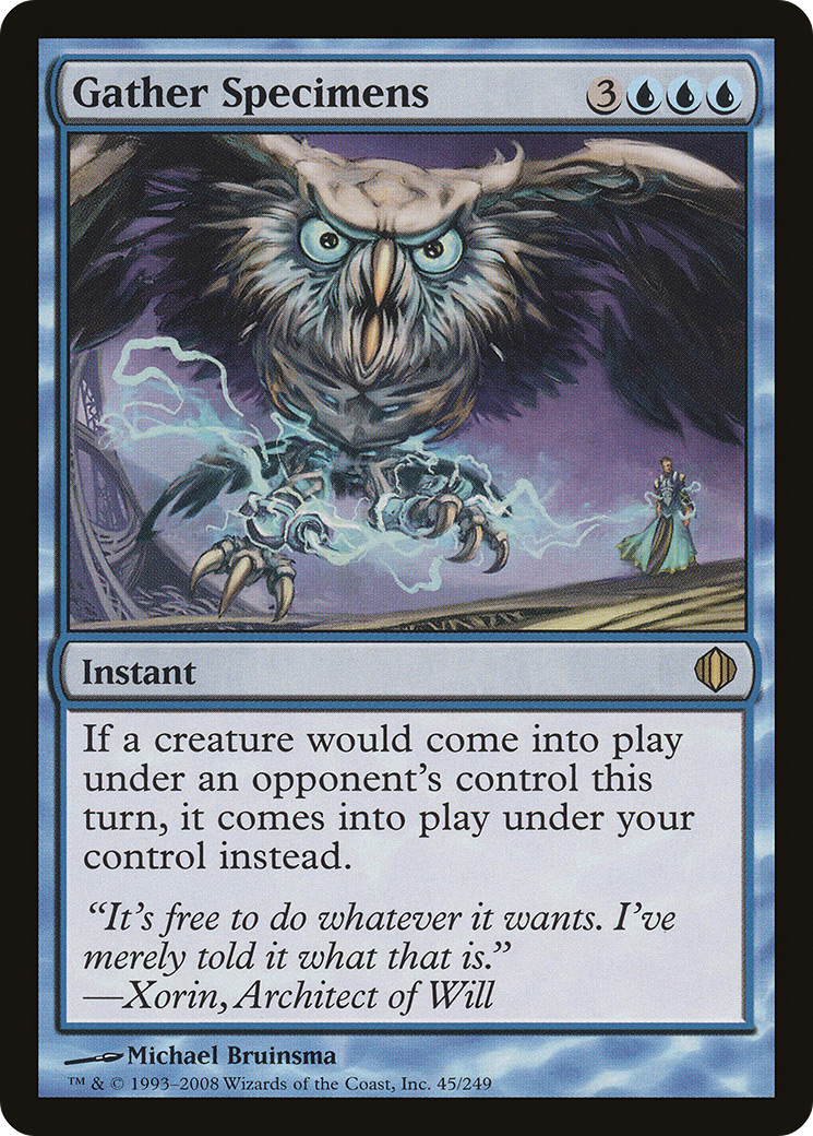 Gather Specimens (ALA-045) [Shards of Alara] Foil MTG Single Wizards of the Coast