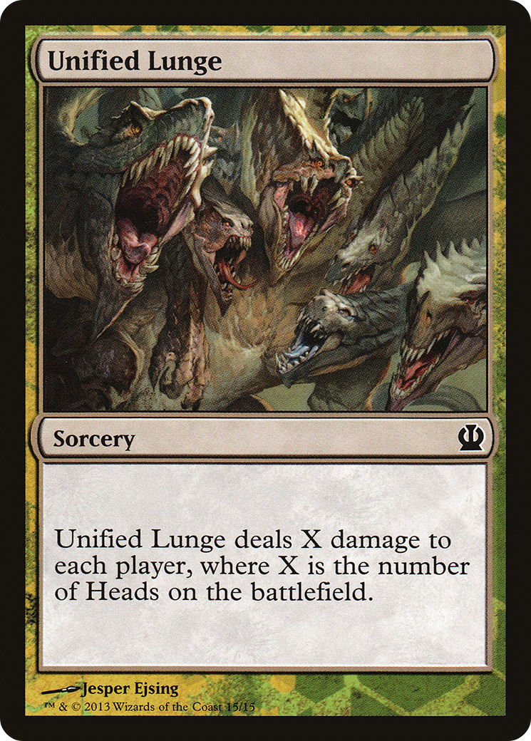 Unified Lunge (HERO-) [Misc] Face the Hydra MTG Single Wizards of the Coast