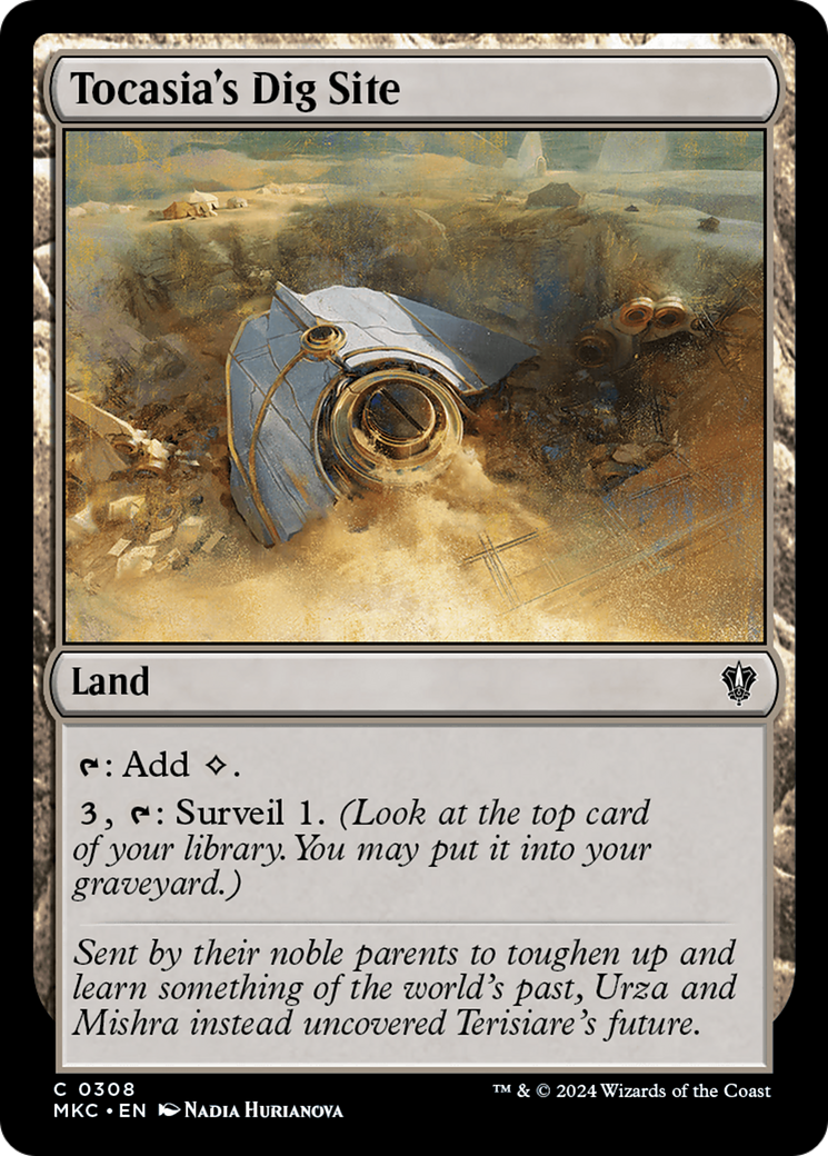 Tocasia's Dig Site (MKC-308) [Murders at Karlov Manor Commander] MTG Single Wizards of the Coast