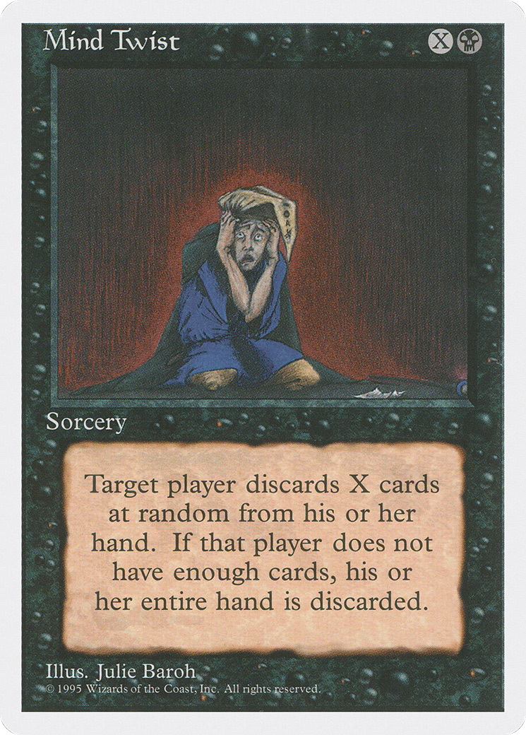 Mind Twist (4ED-147) [Fourth Edition] MTG Single Wizards of the Coast