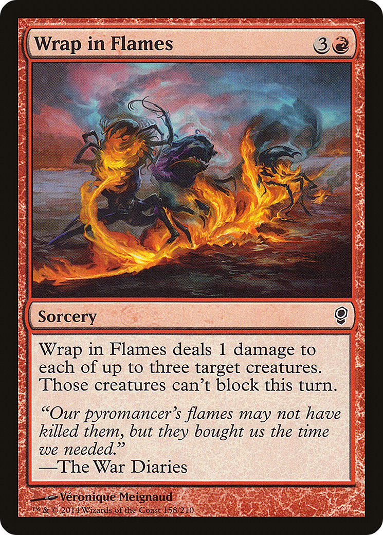 Wrap in Flames (CNS-158) [Conspiracy] MTG Single Wizards of the Coast