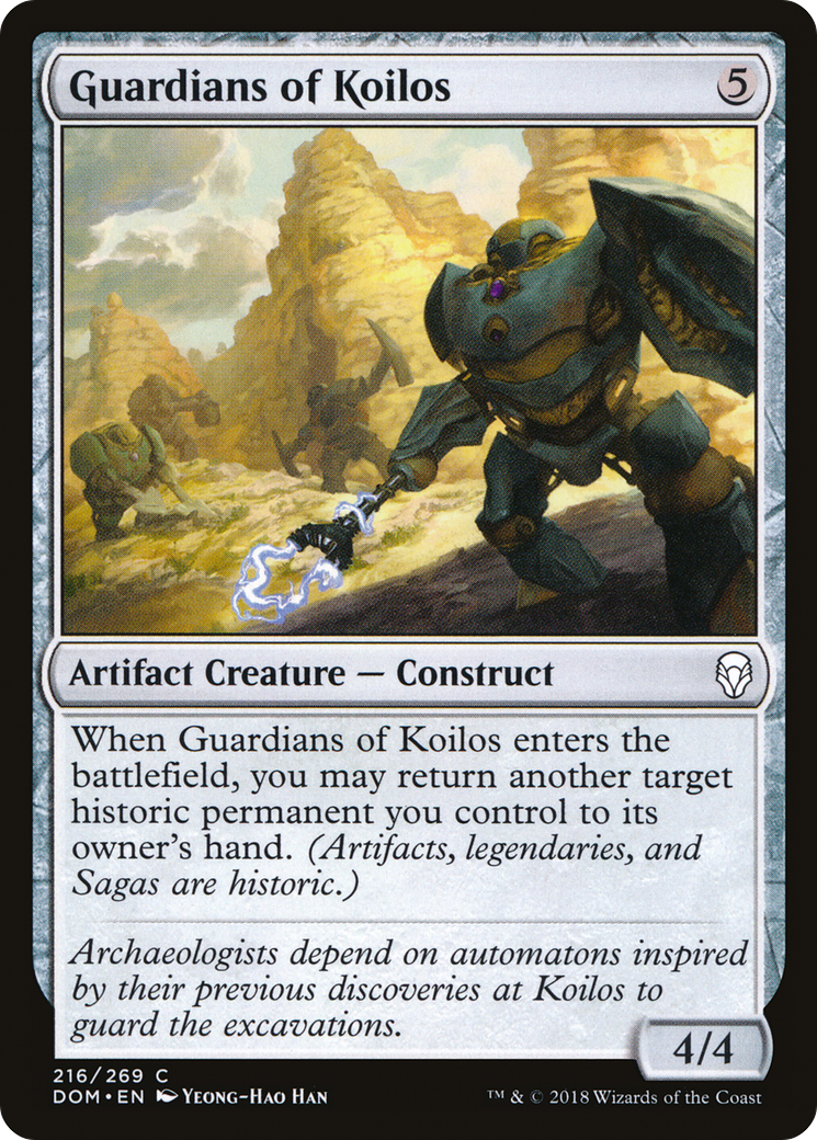 Guardians of Koilos (DOM-216) [Dominaria] MTG Single Wizards of the Coast