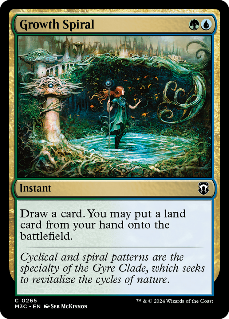 Growth Spiral (M3C-265) [Modern Horizons 3 Commander] MTG Single Wizards of the Coast
