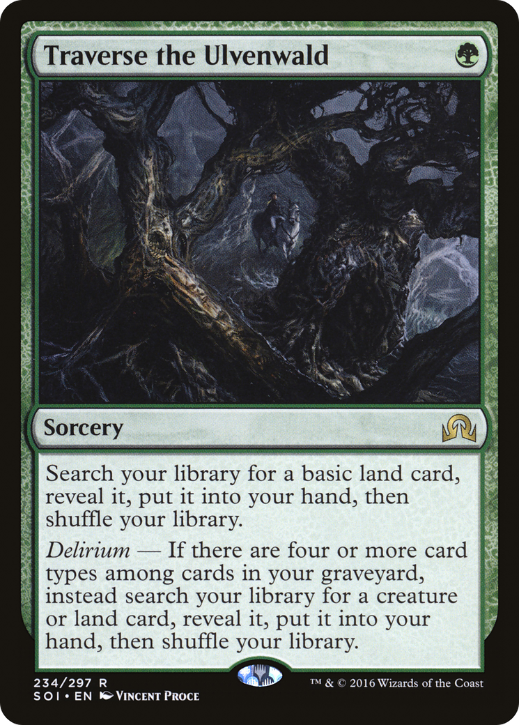 Traverse the Ulvenwald (SOI-234) [Shadows over Innistrad] MTG Single Wizards of the Coast