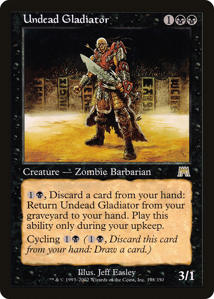 Undead Gladiator (ONS-178) [Onslaught] MTG Single Wizards of the Coast