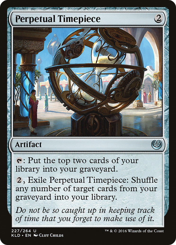 Perpetual Timepiece (KLD-227) [Kaladesh] Foil MTG Single Wizards of the Coast