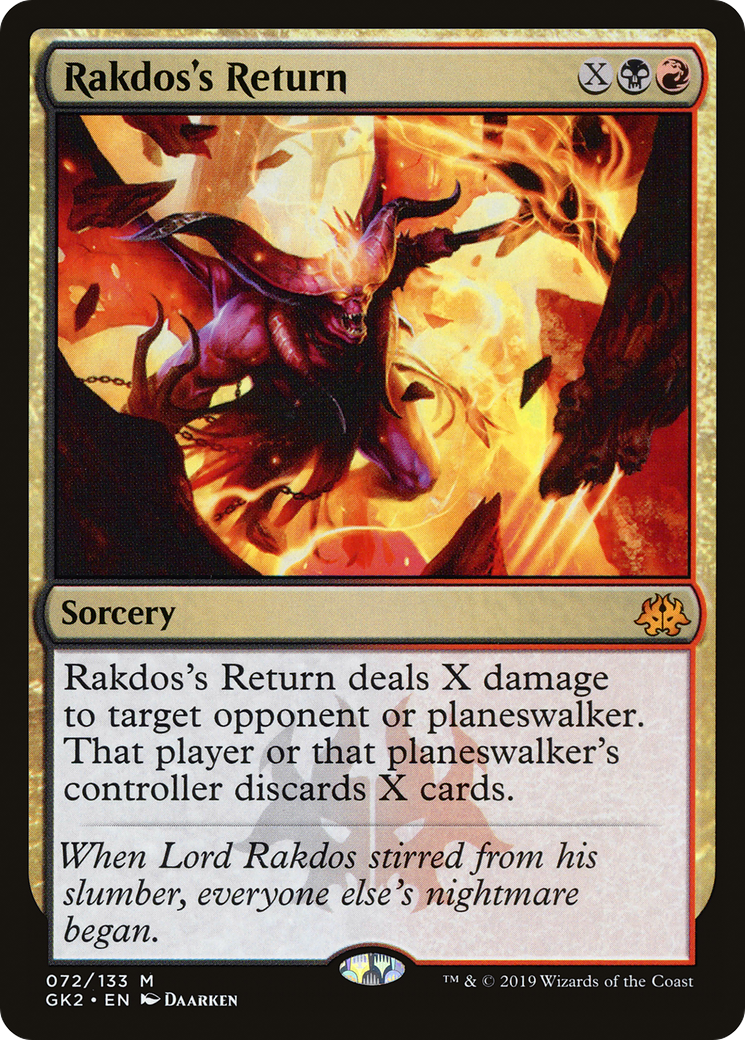 Rakdos's Return (GK2-072) [Misc] RNA Guild Kit MTG Single Wizards of the Coast