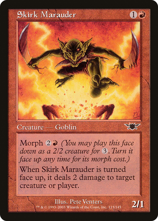 Skirk Marauder (LGN-113) [Legions] MTG Single Wizards of the Coast