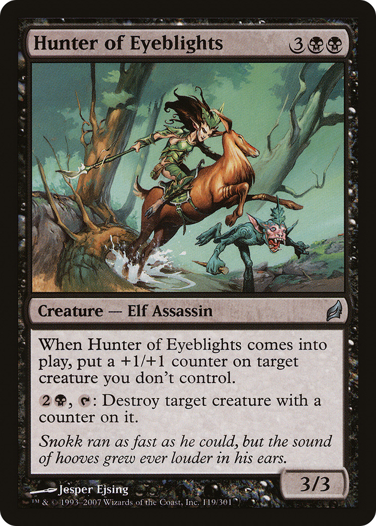 Hunter of Eyeblights (LRW-119) [Lorwyn] Foil MTG Single Wizards of the Coast
