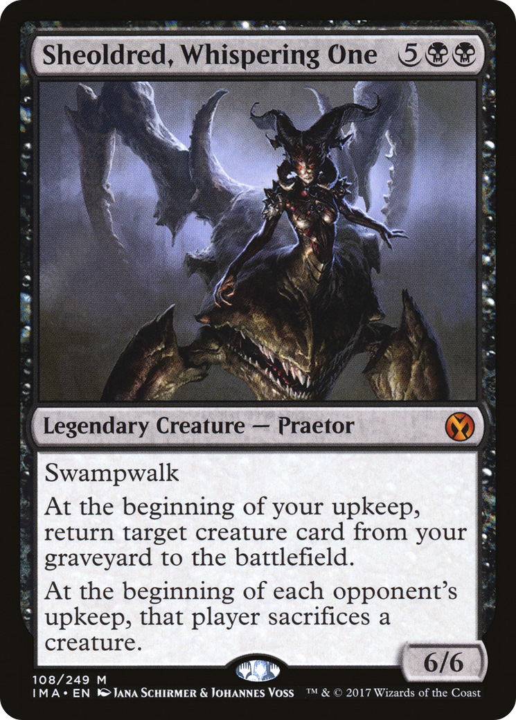 Sheoldred, Whispering One (IMA-108) [Iconic Masters] Foil MTG Single Wizards of the Coast