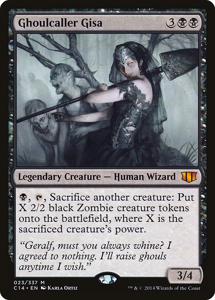 Ghoulcaller Gisa (C14-023) [Commander 2014] MTG Single Wizards of the Coast