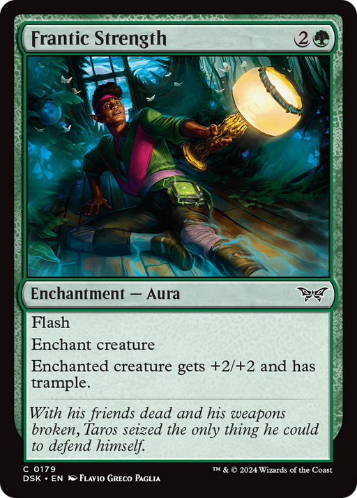 Frantic Strength (DSK-179) [Duskmourn: House of Horror] MTG Single Wizards of the Coast