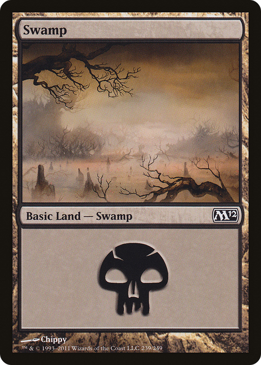 Swamp (239) (M12-239) [Magic 2012] MTG Single Wizards of the Coast