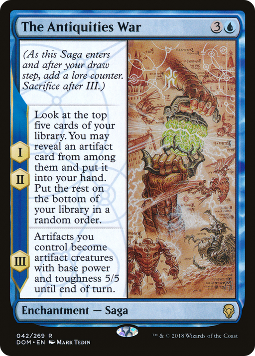 The Antiquities War (DOM-042) [Dominaria] MTG Single Wizards of the Coast
