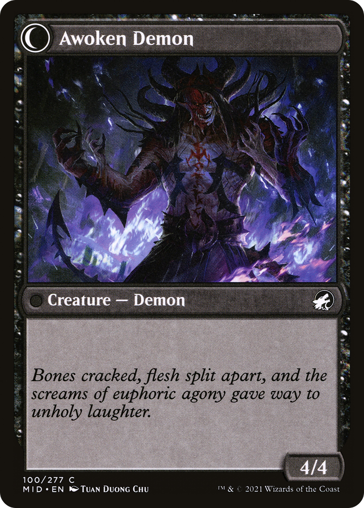 Ecstatic Awakener (MID-100) [Innistrad: Midnight Hunt] Foil MTG Single Wizards of the Coast
