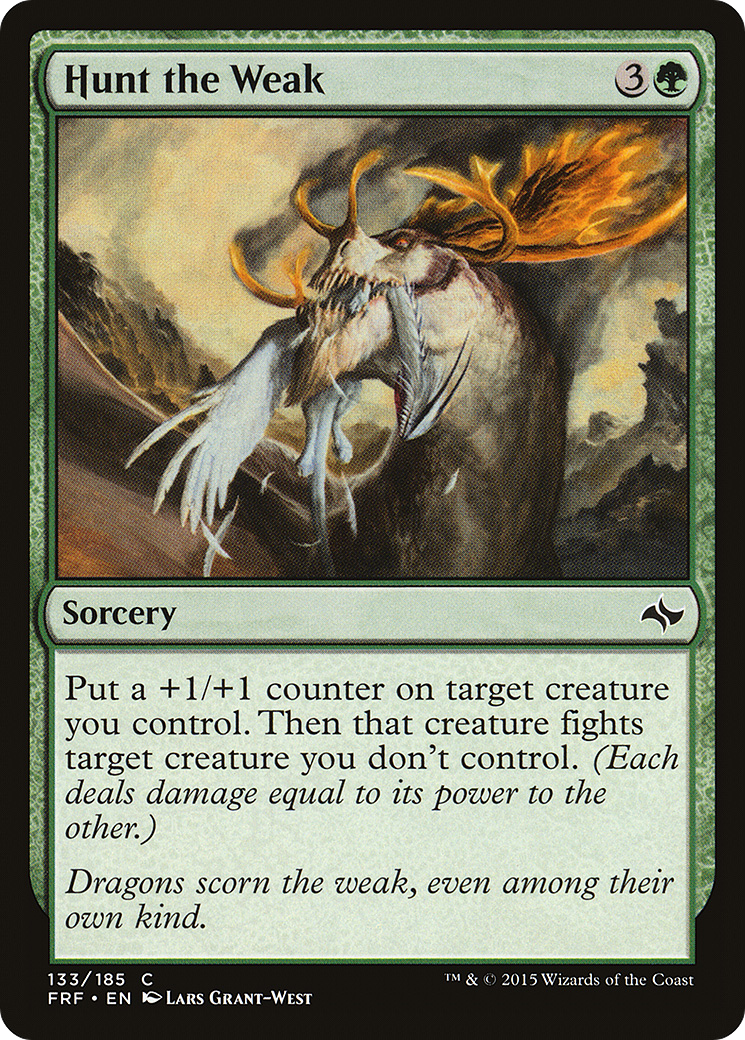 Hunt the Weak (FRF-133) [Fate Reforged] MTG Single Wizards of the Coast